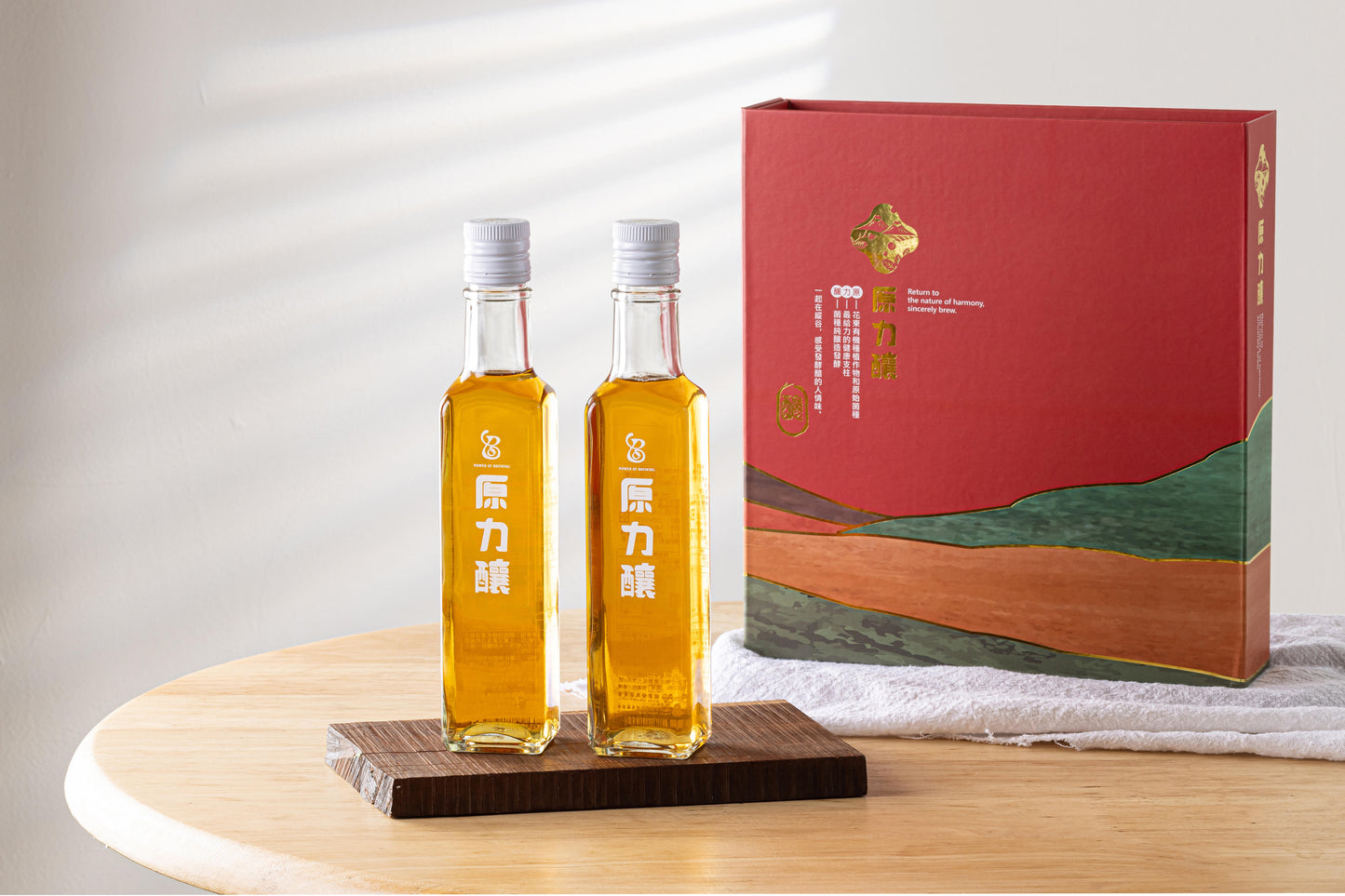 原力釀纯釀醋-有机老姜酵醋500ml(內含2入)/盒